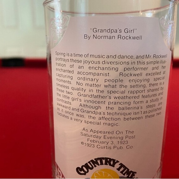 Vintage Country Time Lemonade Collectable Glasses, Norman Rockwell - Picture 3 of 3